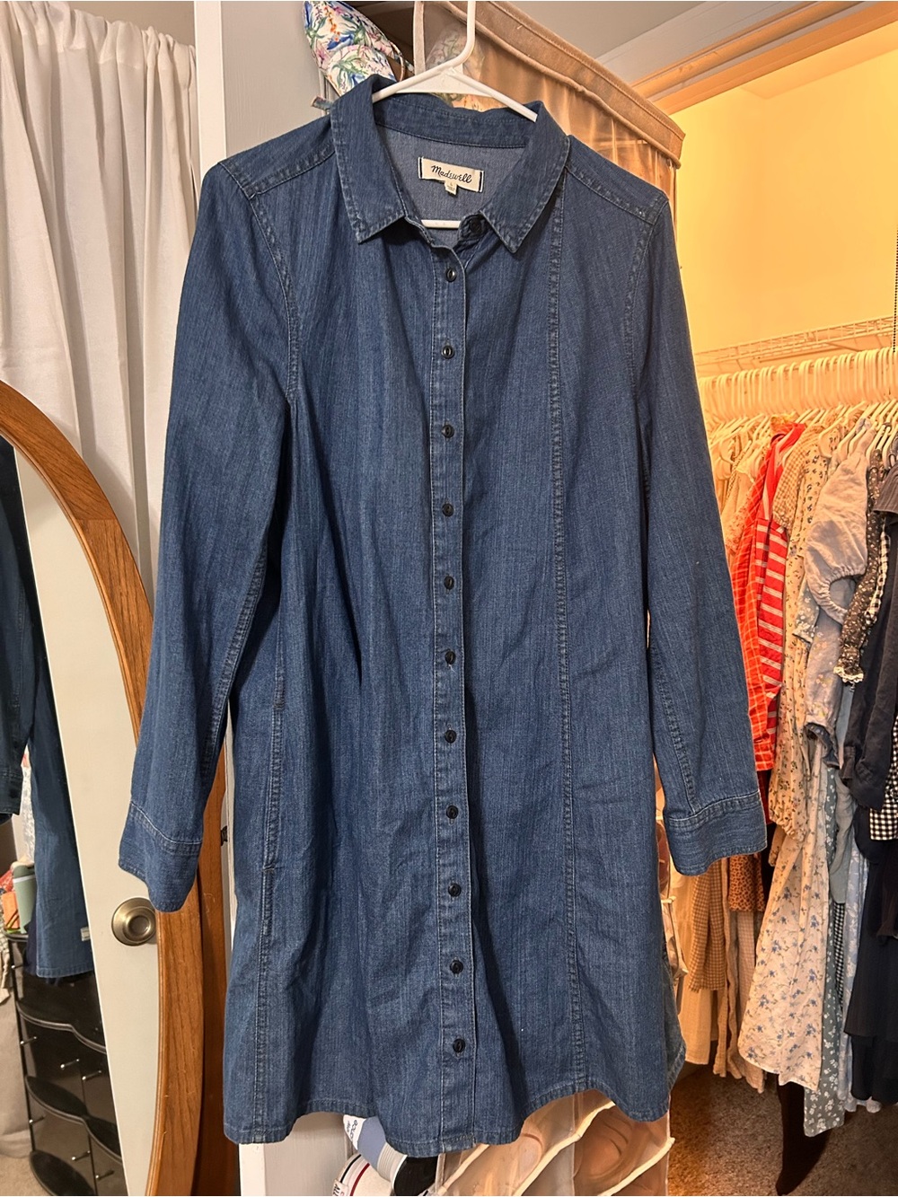 Madewell Denim Shirt Dress